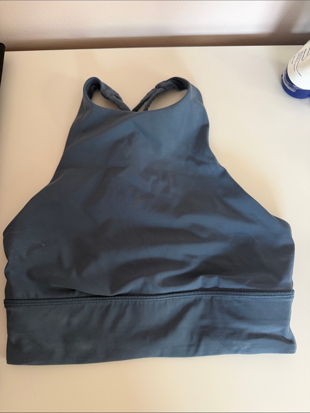 lululemon athletica High-Neck Sports Bralette - Slate Blue
